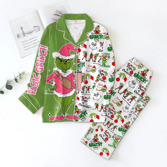 Discover funny character Pajamas Set, Christmas funny character Family Pajamas Set