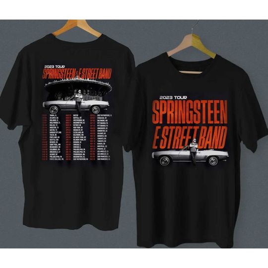 Discover Bruce Springsteen 2023 Tour Shirt, E Street Band Tour, Bruce Springsteen Fan Shirt