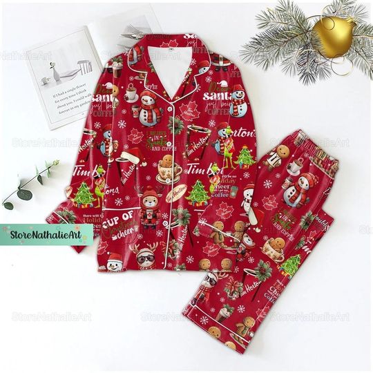 Discover Tim Hortons Christmas Pajamas Set