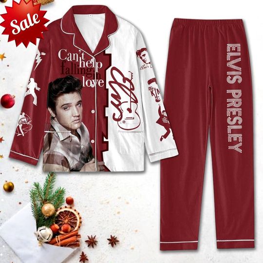 Discover Elvis Presley Christmas Pajamas Set, Elvis Presley Womens Pajamas