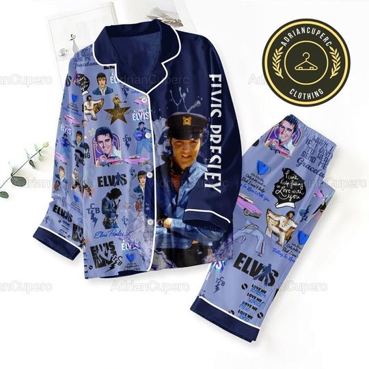 Discover Christmas Elvis Presley Pajamas Set, Elvis Presley Pajamas Christmas
