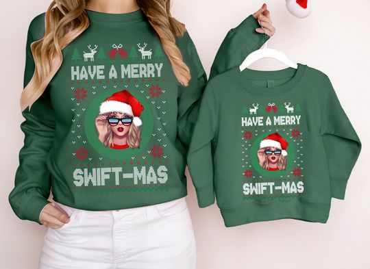 Discover Have A Merry Swiftmas Youth Sweatshirt, Merry Swiftmas Kid Sweatshirt
