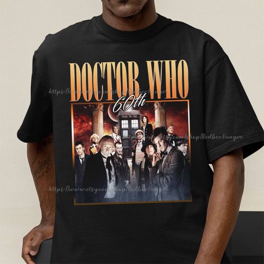 Discover Doctor Who 60th Anniversary 1963 ? 2023 Signature Thank You T-Shirt, Trendy Shirt