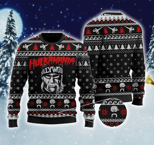 Discover Hulkamania Ugly Christmas Sweater