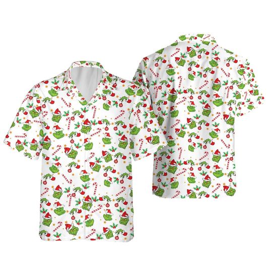 Discover Christmas funny character Hawaiian Shirt