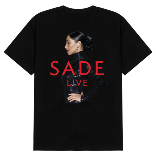 Discover Rare! Sade Adu Live In Concert Cotton Black All Size Men Women T-Shirt