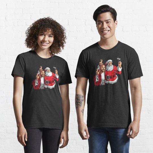 Discover Jesus Santa Selfie T-Shirt