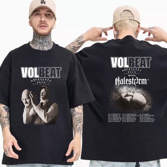 Discover Servant Of The Road World Tour 2023 Shirt, Volbeat 2023 Tour Shirt