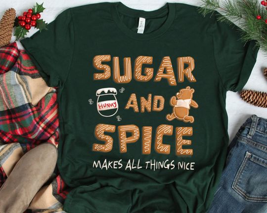 Discover Pooh Gingerbread Cookie Sugar And Spice T-shirt