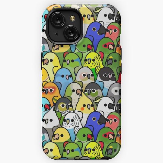 Discover Too Many Birds! Bird Squad Classic iPhone Case