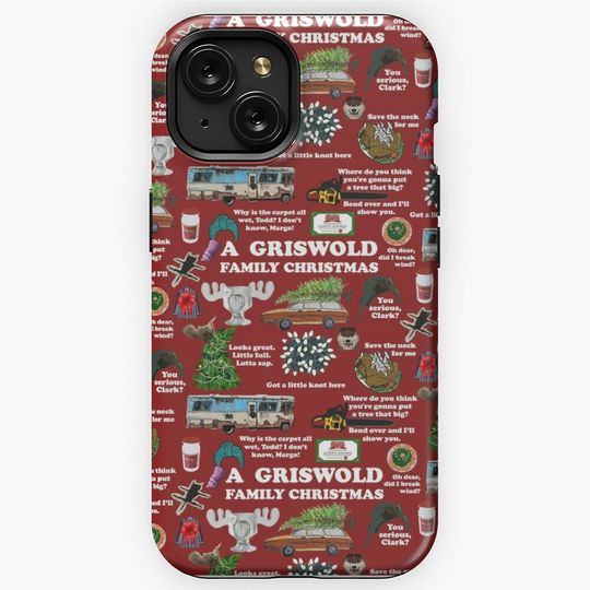 Discover Christmas Vacation Collage iPhone Case