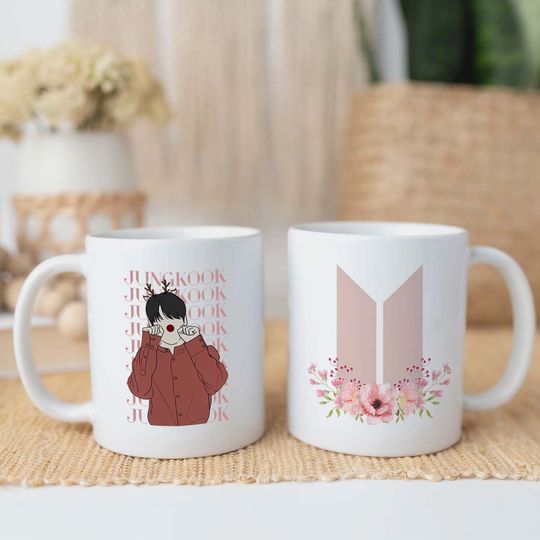 Discover Jungkook Christmas Mug - BTS Holiday Gift