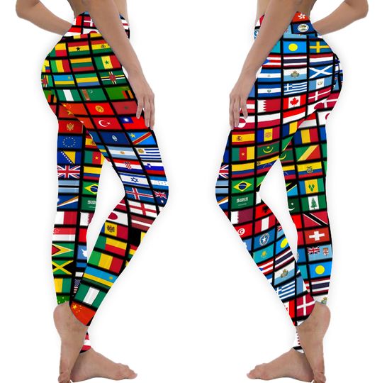 Discover Flags of the Countries of the World International Leggings