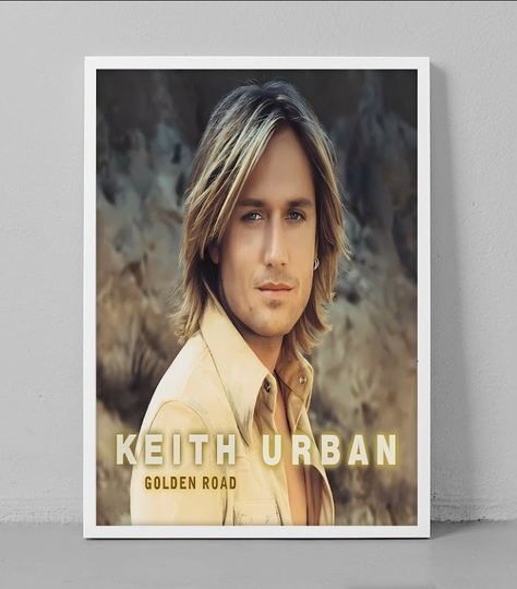 Discover KEITH URBAN GOLDEN ROAD Premium Matte Vertical Poster