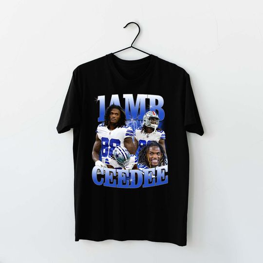 Discover Vintage 90s Graphic Style CeeDee Lamb T-Shirt, CeeDee Lamb Shirt, Dallas Football Shirt