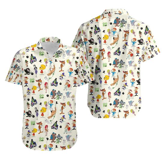Discover Rocky and Bullwinkle Hawaiian Shirt