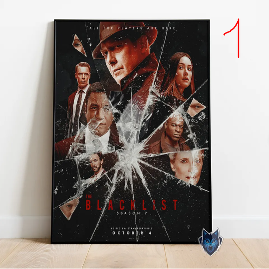 Discover The Blacklist Poster, James Spader Wall Art, Rolled Canvas Print, TV Series Poster Gift