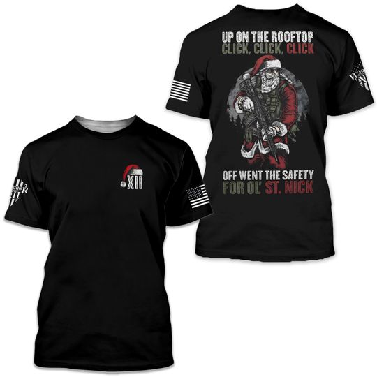 Discover Tactical Santa 3D T-Shirt