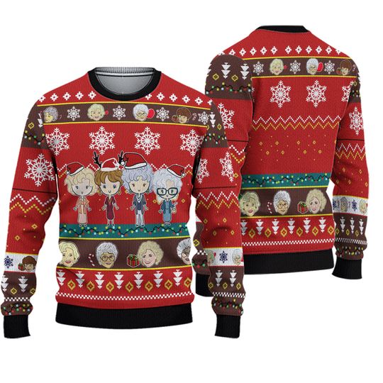 Discover The Stay Golden Ugly Christmas Sweater