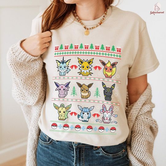 Discover Eevee Evolutions Shirt, Video Games Shirt, Eevee Gifts, Pika Shirt, Eevolutions Shirt