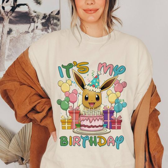 Discover Eevee Birthday Celebration Shirt
