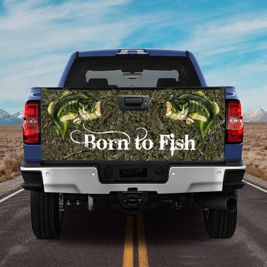 Discover Bass Fishing Truck Tailgate Wrap