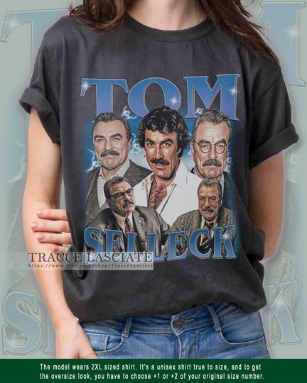 Discover Tom Selleck Shirt Actress Series Movie Character Vintage