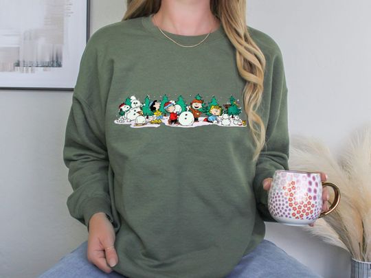 Discover Charlie and Snoopy Christmas Sweatshirt - Vintage Snoopy Crewneck Shirt