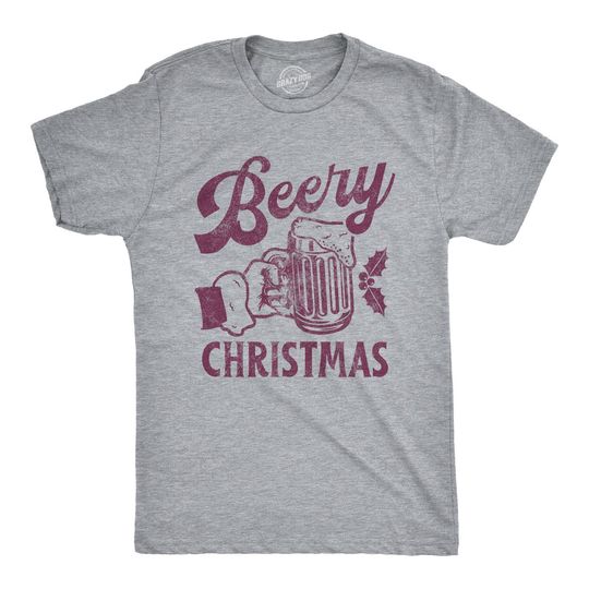 Discover Beery Christmas Shirt, Christmas Shirt Men, Vintage Shirts