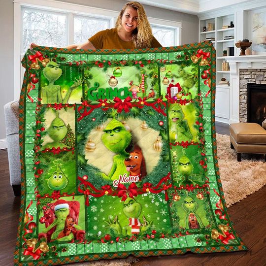 Discover Custom funny character Christmas Blanket