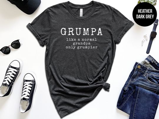Discover Cool Grandpa T-Shirt with angsty graphics for new grandpas