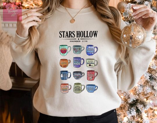 Discover Stars Hollow Mugs Sweatshirt, Mugs of Stars Hollow Annual Events