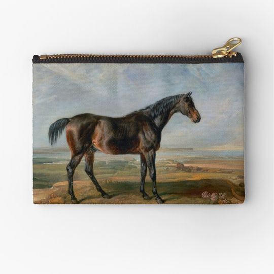 Discover Portrait of Dr. Syntax Vintage Bay Horse Makeup Bag