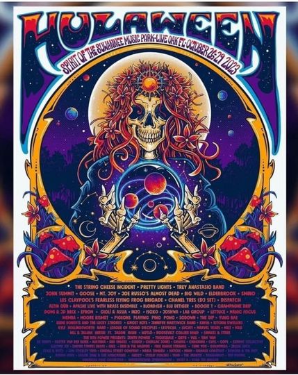 Discover 2023 Suwannee Hulaween Poster