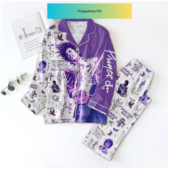 Discover Christmas Prine Pajamas, Prine Rock Thick Pajamas, Pur Rain Pajamas Set