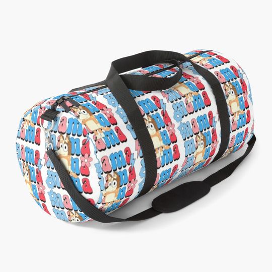 Discover Bingo BlueyDad Mama Cute Duffel Bag