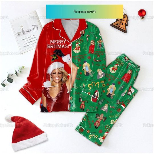 Discover Christmas Britney Spears Pajama Set