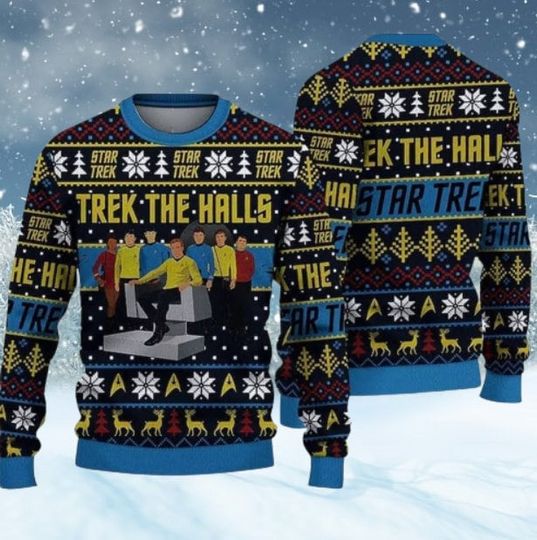 Discover startrek2020 The Halls Ugly Christmas Sweater