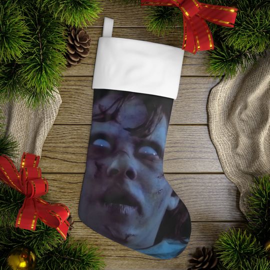 Discover The Exorcist Regan Horror Christmas Stocking, Family Christmas Stocking