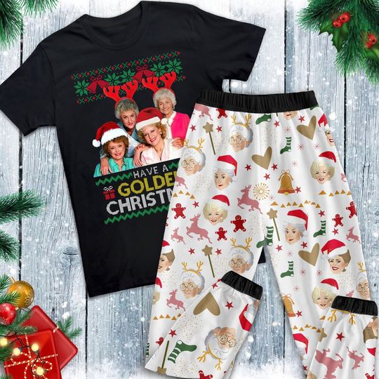 Discover Be Golden Christmas Pajamas Set
