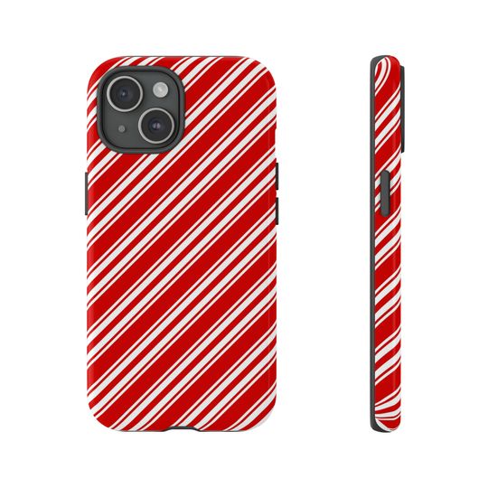 Discover Peppermint Candy Cane Phone Case
