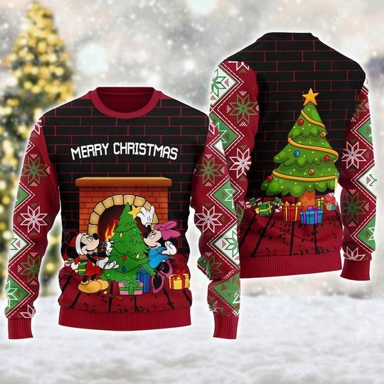 Discover Funny Merry Christmas Ugly Sweater, Mouse And Friends Xmas Holiday