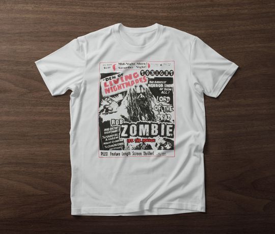Discover Rob Zombie Living Nightmares T-Shirt