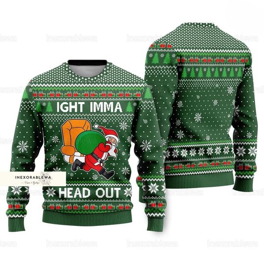 Discover Christmas Santa Claus Ugly Sweater