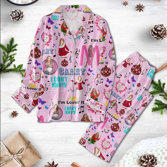Discover Mariah Carey Christmas Women Pajamas Set, All I Want For Christmas Is You Pajamas Set