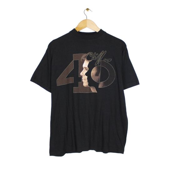 Discover Cliff Richard Vintage T Shirt 98 40th Anniversary