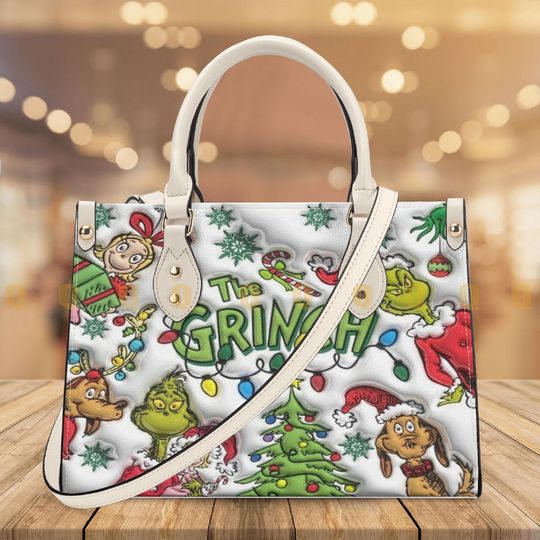 Discover Christmas funny character High-Quality Handbag, funny character Lover Handbag