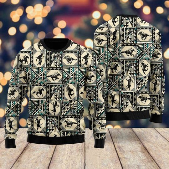 Discover Horse Racing Ugly Christmas Sweater Gift