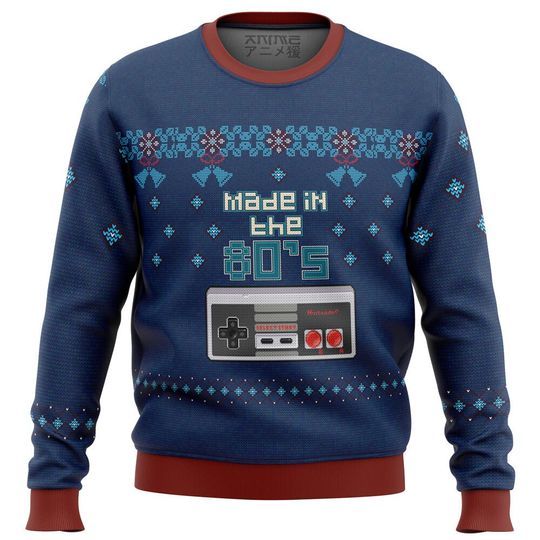 Discover Made in the 80s Nintendos Ugly Christmas Sweater, Christmas Sweater