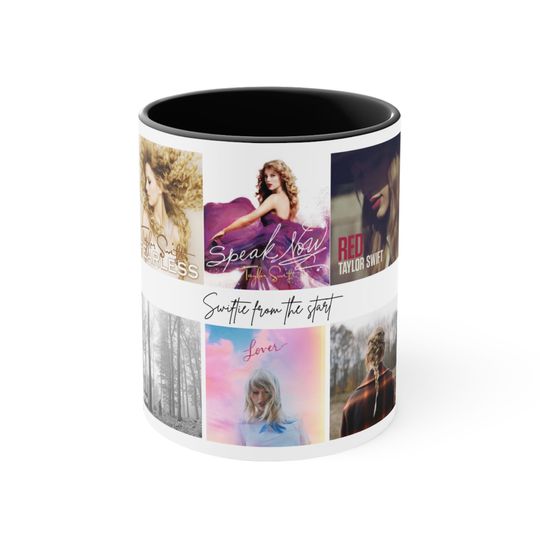 Discover Taylorr Swifts  version from the start - album covers Accent Coffee Mug